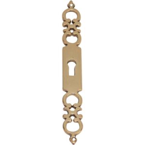 Entrée Regence en zamak - finition fer noir - CADAP - 662406