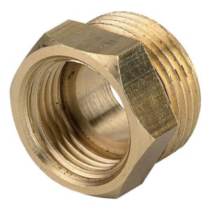 Mamelon laiton réduit femelle M12x17 F5x10 - finition brut - - 712293