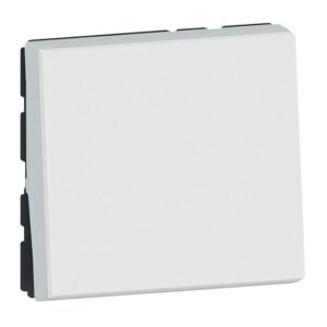 Poussoir programme Mosaic 2 modules 6A blanc - Legrand - 357645