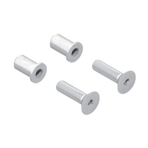 Kit de fixation pour poignées Diva XI et X à assembler, pour une poignée en montage simple - LA CROISÉE DS - 384329