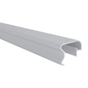 Poignée pour portes coulissantes de meubles Palma, finition blanc, longueur 2550 mm - LEGALLAIS - 597843