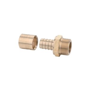 Raccord à glissement PER diamètre 12 Rebun mâle à visser 1/2" (15x21) - LEGALLAIS - 110854