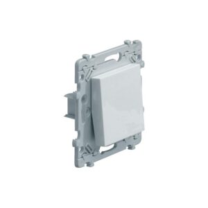 Poussoir Essensya blanc 1O+1F - Hager - 624044