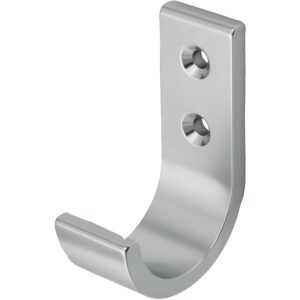 Patère 1 crochet type 0111 - hauteur 70 mm - en alumimium - finition anodisé argent - HERMETA - 467028
