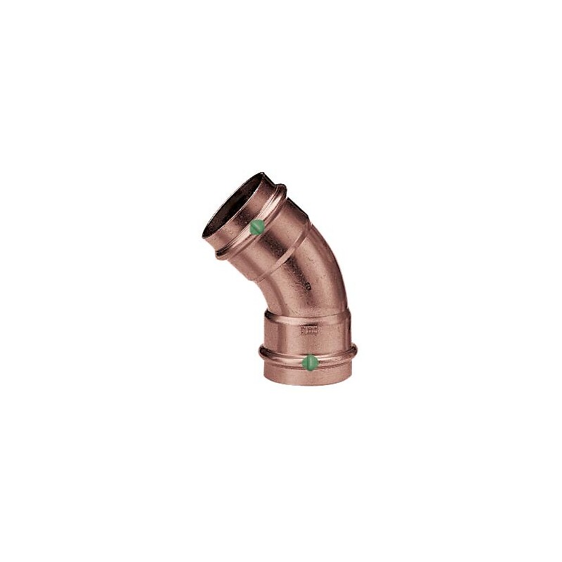Coude cuivre 45°FF diamètre 14 à sertir 444051 - VIEGA - 719022