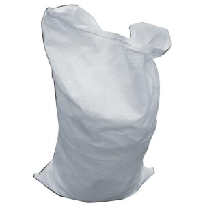 Sacs à gravats en polypropylène tissés blancs, dimensions 55 x 95 cm, rouleau de 10 sacs - SACHERIE DE PANTIN - 486564
