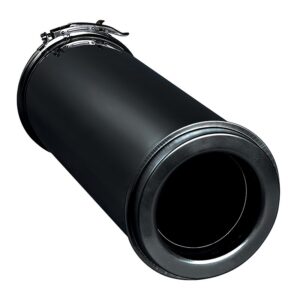 Conduit de finition peint 150-200 RAL Noir 9005 - TEN - 586349