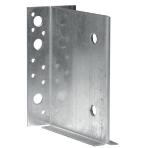 Étrier en âme intérieure ETNM acier galvanisé pour un assemblage discret, hauteur 185mm, profondeur 130mm carton de 20p - SIMPSON - 698811