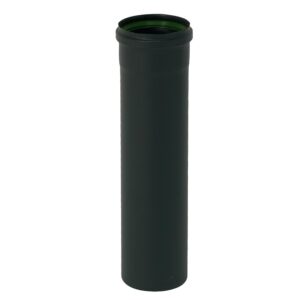 Tuyau noir mat coulissant D80 + joint - TEN - 349945