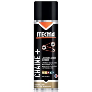 Lubrifiant synthétique Chaine+ aérosol de 650 ml brut/ 500 ml net - ITECMA - 671268