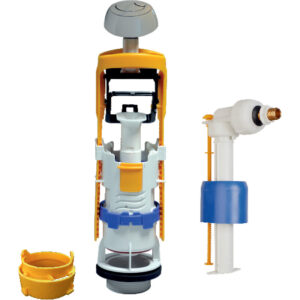 Ensemble de chasse Mécad'Or 3/6L avec adaptateur multimarques et robinet flotteur latéral - REGIPLAST - 495769