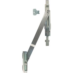 Compas de sécurité limiteur d'ouverture Limite pour profilés à gorge européenne - FAPIM - 644134