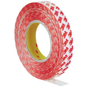 Ruban double face 3M GPT 020F support en polyester avec un adhésif acrylique et liner filmique rouleau de 50mx19mm - 3M - 150649
