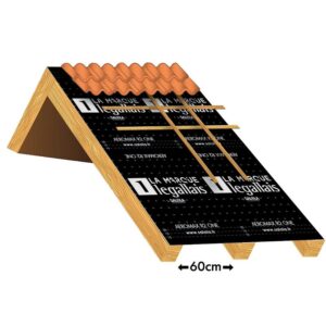 Écran sous-toiture universel 3 couches PREMIUM TONNARA 165g/m² W1 étanche à l'eau et à l'air rouleau de 1,5m par 50m - LEGALLAIS - 153743