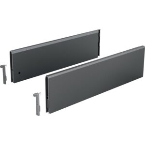 Réhausse TopSide hauteur 124 mm pour hauteur de dos 218 mm coloris anthracite longueur 500 mm - code bleuArciTech - HETTICH - 485640