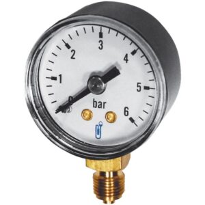 Manomètre boîtier ABS radial 6 bars Ø 63 8x13 - DISTRILABO - 753086