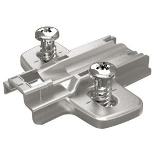 Embase cruciforme à visser avec vis de fixation Direct 8099 D3 HV DBS Boite de 10 - HETTICH - 685832