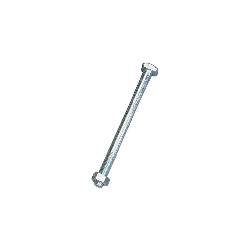 Boulon de charpente acier zingué tête carrée écrou hexagonal 18x300mm marquage CE boite de 15 pièces - STAFA - 153428