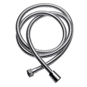 Flexible laiton simple agrafage 2000 mm chromé - DISFLEX - 727060
