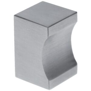 Bouton carré encoche Boëdic - inox massif 304 - carré 20 mm - LEGALLAIS - 454483