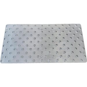 Dalles podotactiles intérieures et extérieures Wacces - à visser ou coller - inox 304 brossé - 420 x 825 mm - WATTELEZ - 478088