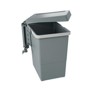 Poubelle de porte à ouverture automatiquepour cuisine SWING 2.0 - réversible - fixation sur le coté du caisson - bac de 18 litres - ELLETIPI - 175583