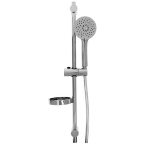 Ensemble de douche Elba + 3 jets avec porte-savon + flexible PVC 1,75m - LEGALLAIS - 582345