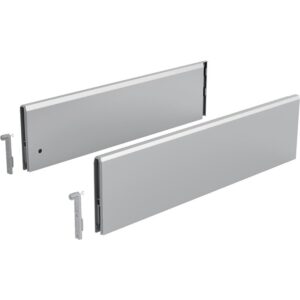 Kit Topside gauche / droit pour tiroir à casseroles pour paroi arrière 218 mm longueur 450 mm coloris argent - HETTICH - 462288