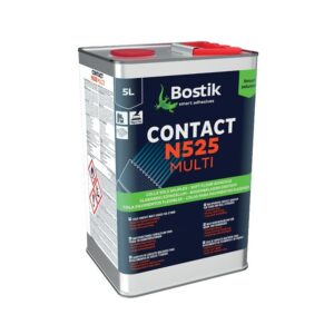 Colle néoprène Contact N525 Multi pour revêtements intérieurs, bidon de 5 litres - BOSTIK - 451326