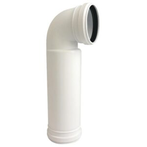 Pipe coudée recoupable / sortie verticale ou horizontale D 90-100 mm - LEGALLAIS - 543383