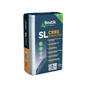 Enduit de ragréage autolissant SL C990 SPRINTER, en poudre, pour épaisseur 1 à 10 mm, en sac de 25kg - BOSTIK - 112331