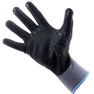 Gants Bannec grip sans couture en nylon Picots en PVC sur la paume et bout des doigts, coloris : noir T10 - LEGALLAIS - 536565