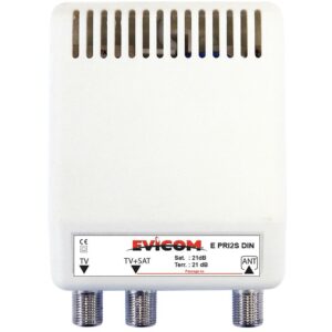 Amplificateur d'appartement TV + SAT 2 sorties - EVICOM - 280317