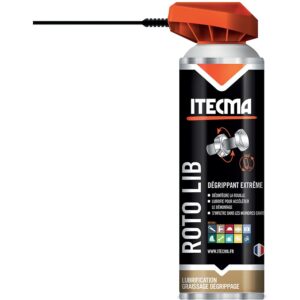 Dégrippant ROTO LIB, aérosol de 650 ml brut/ 500 ml net - ITECMA - 113619