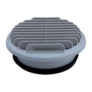 Bouche d'air entrée/sortie PVC beige Ø 160 mm - ATLANTIC - 483995