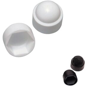 Cache-écrous plastique diamètre 10 mm ouverture de clé 16 mm coloris noir boîte de 100 caches - GOETTGENS - 376832