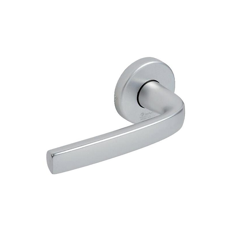 Béquille double sur rosaces ligne Logio aluminium anodisé argent condamnation - VACHETTE ASSA ABLOY - 443409 – Image 2