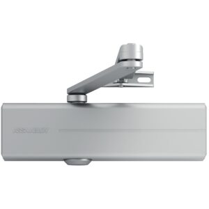 Ferme porte en applique complet type DC 200 force variable 2 à 4, argent - Assa Abloy - 112470