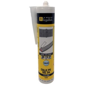 Colle polyuréthane gel monocomposant D4 CARN polymérisation rapide carton de 12 x 300ml - LEGALLAIS - 110007