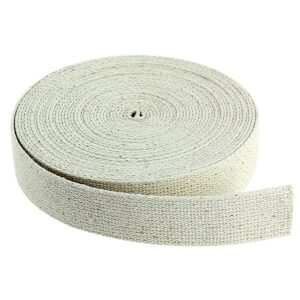 Sangles de manutention et déménagement, coton, coloris écru, largeur 35 mm, longueur 25 m - LECUYER - 491254
