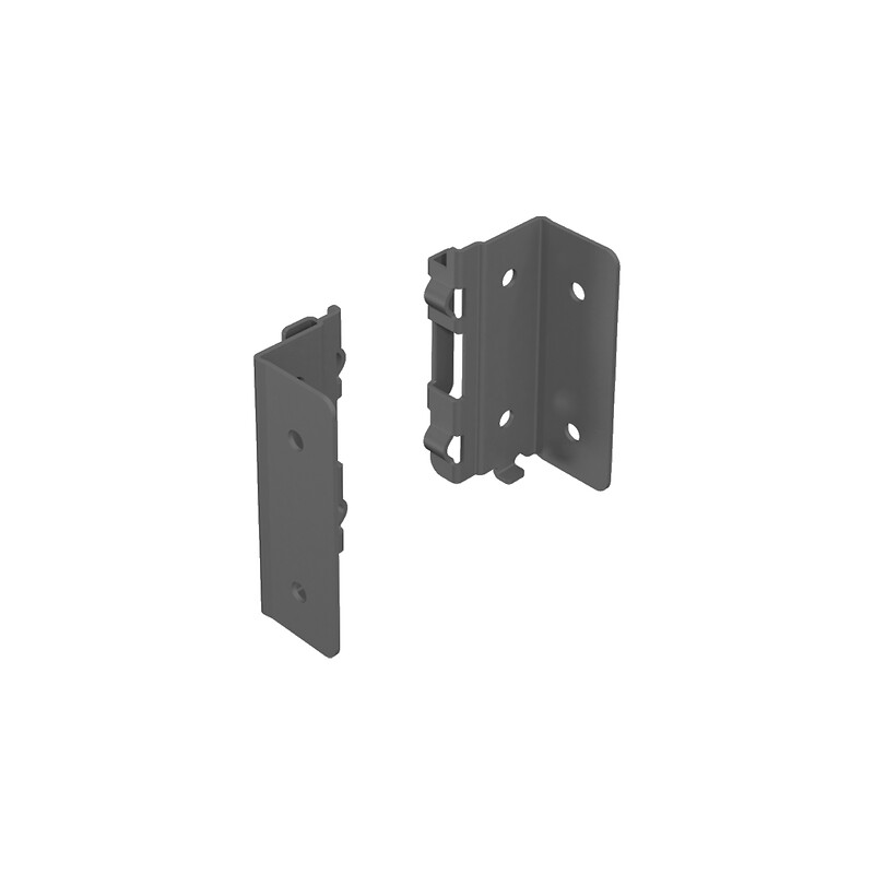 Raccord pour paroi arrière AvanTech YOU - Conditionnement Industrie - hauteur dos 101 mm - finition Blanc - HETTICH - 139652 – Image 5