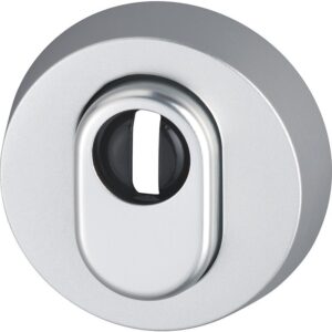 Rosace de sécurité ronde pour cylindre européen sur porte bois - ABUS - 551076