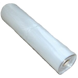 Bâche de protection polyéthylène, largeur 3 m, épaisseur 50 microns, longueur 25 m - SACHERIE DE PANTIN - 486550