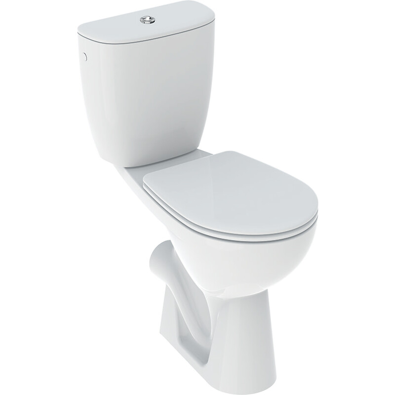 Pack WC surélevé BASTIA 3/6L sortie horizontale blanc - GEBERIT - 550929