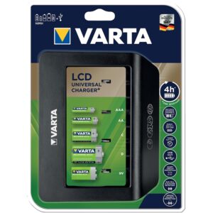 Chargeur universel LCD 4 canaux + USB - VARTA - 149571
