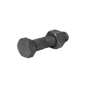 Boulons de construction métallique tête hexagonale acier zingué blanc 8.8 SB filetage partiel 18x60mm boîte de 25 pièces - STAFA - 601469