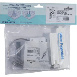 Kit de fixation pour Pipeco pour bac en acier - TEN - 778650