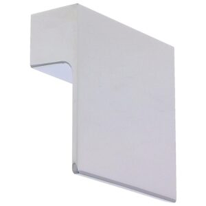 Poignée carrée en L Bendor aluminium finition chromé brillant, 60 x 60 mm entraxe 32 mm - LEGALLAIS - 282717