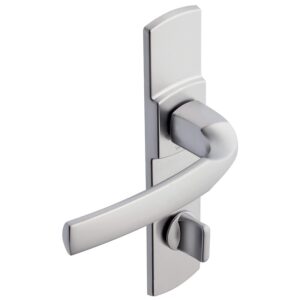 Béquille double sur plaque 165mm ligne Artis chromé velours condamnation - VACHETTE ASSA ABLOY - 195756