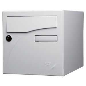 Boîte aux lettres type Préface New - antivandalisme - simple face - ivoire RAL 1015 - RENZ - 357422